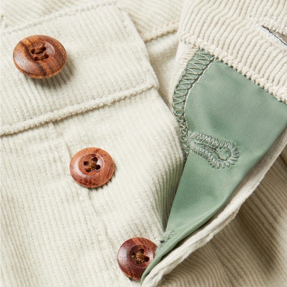 Birdwell Beach Britches Women’s Classic Corduroy Shorts Stone Beige Size 4 - Picture 4 of 12